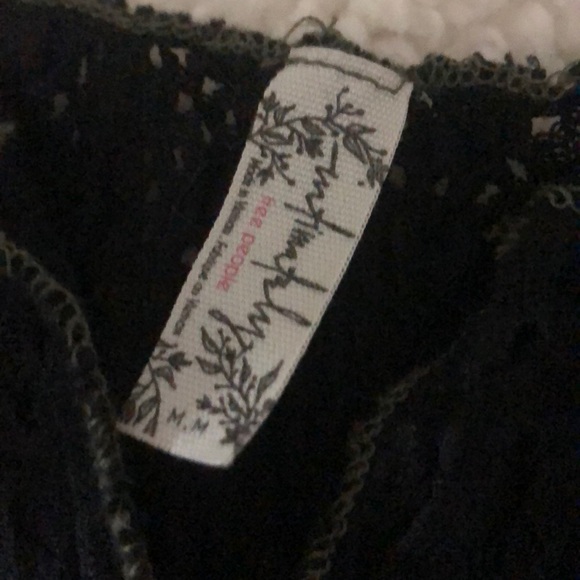 Free People Black Fashion Tank Medium - Picture 3 of 5